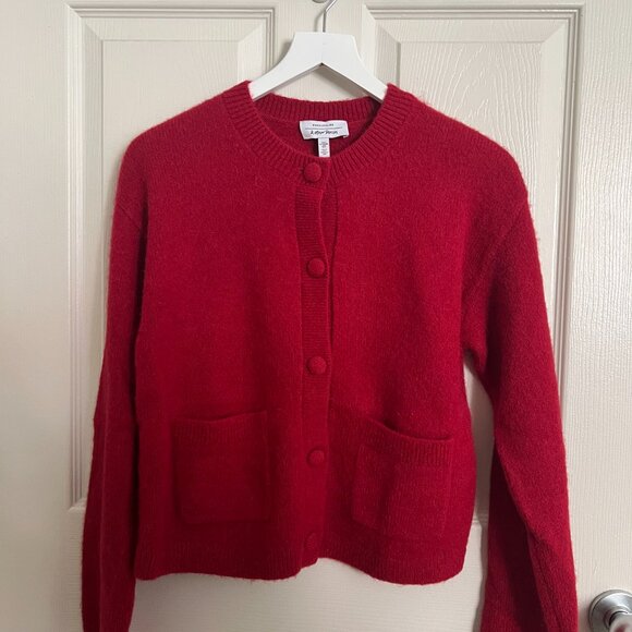 & Other Stories Red Wool Cardigan Size S (US) - Picture 2 of 7